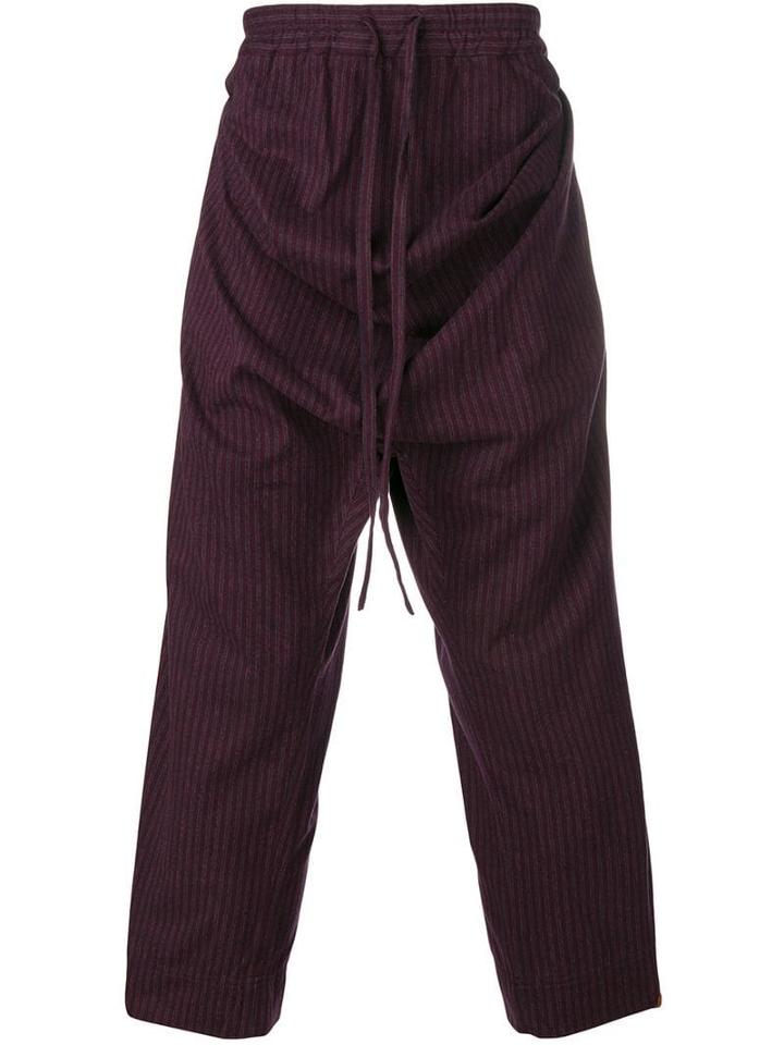 Vivienne Westwood Striped Baggy Front Trousers - Pink