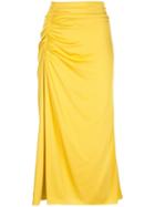 Theory Ruched Style Skirt - Yellow