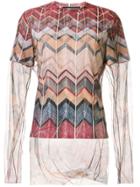 Y/project Layered Sheer Knit Top