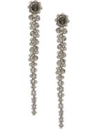 Simone Rocha Embellished Drop Earrings - Grey