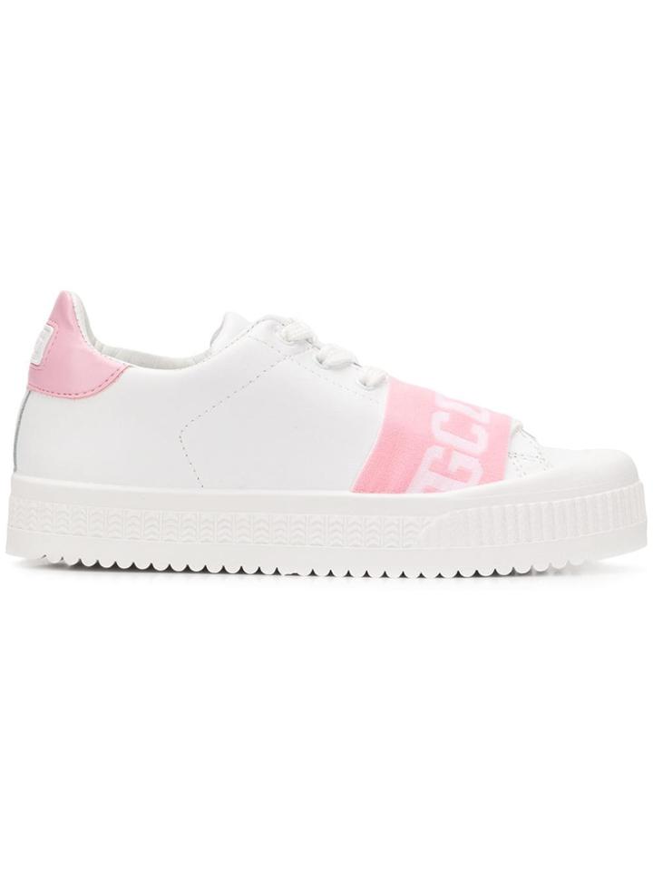 Gcds Logo Band Sneakers - White