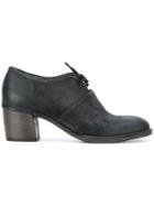Del Carlo Lace-up Heeled Shoes - Black