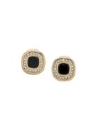 Christian Dior Pre-owned Archive 1980's Square Clip On Earrings - Gold