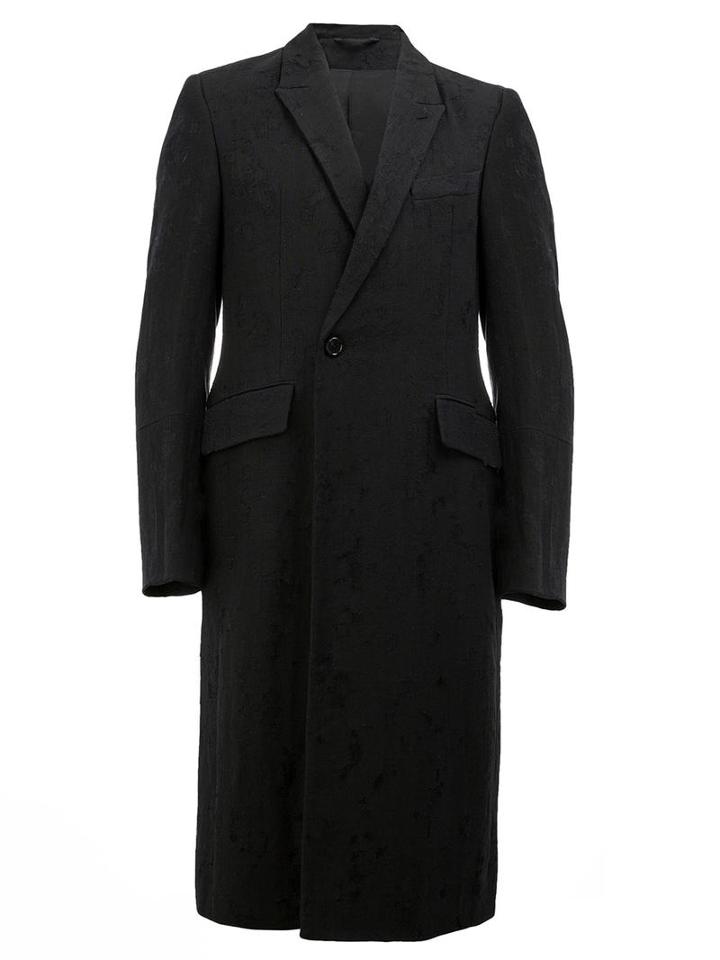 Ann Demeulemeester Long Blazer Coat, Men's, Size: Xs, Black, Cotton/polyester/rayon/nylon