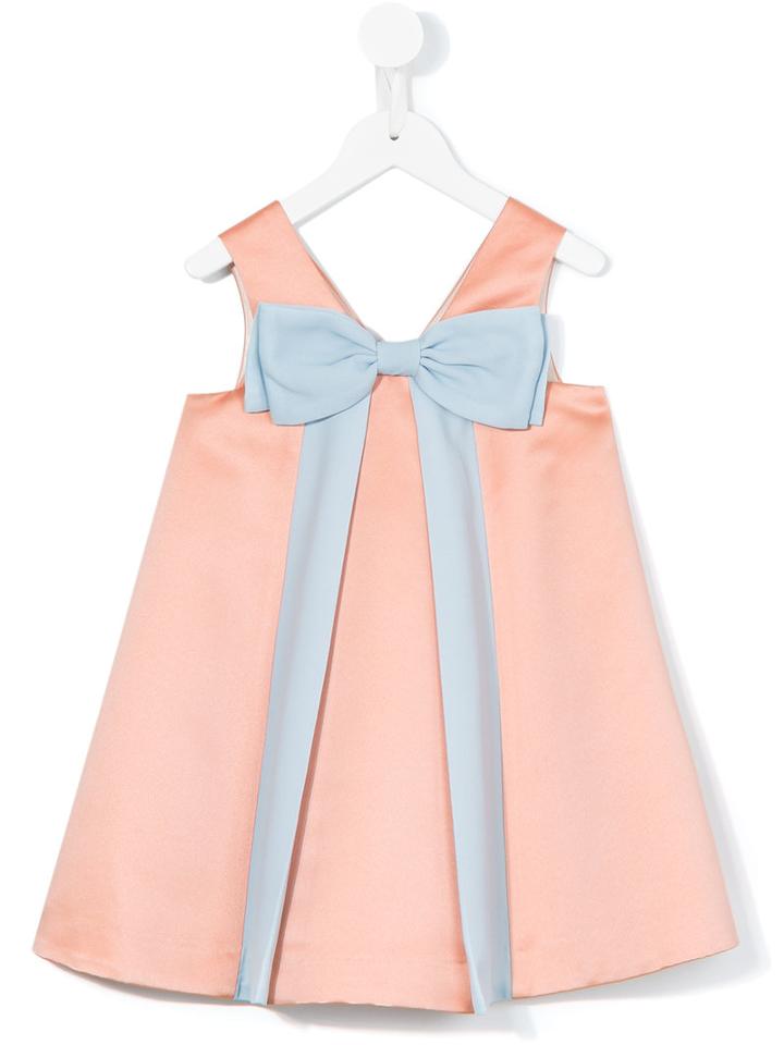Hucklebones London - Duchess Trapeze Dress - Kids - Polyester - 8 Yrs, Pink/purple