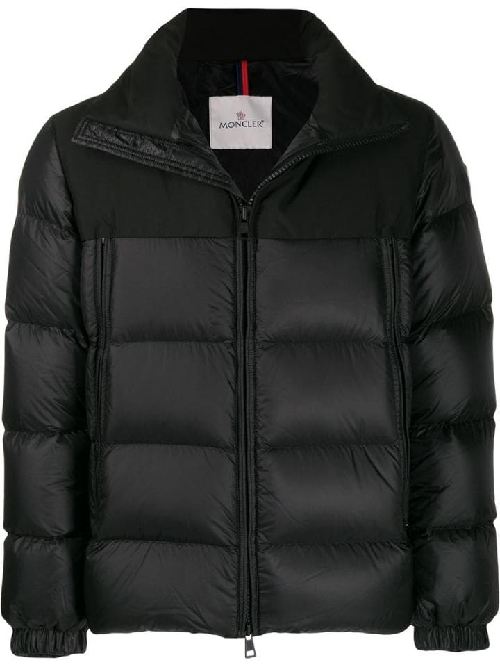 Moncler Logo Patch Padded Jacket - Black
