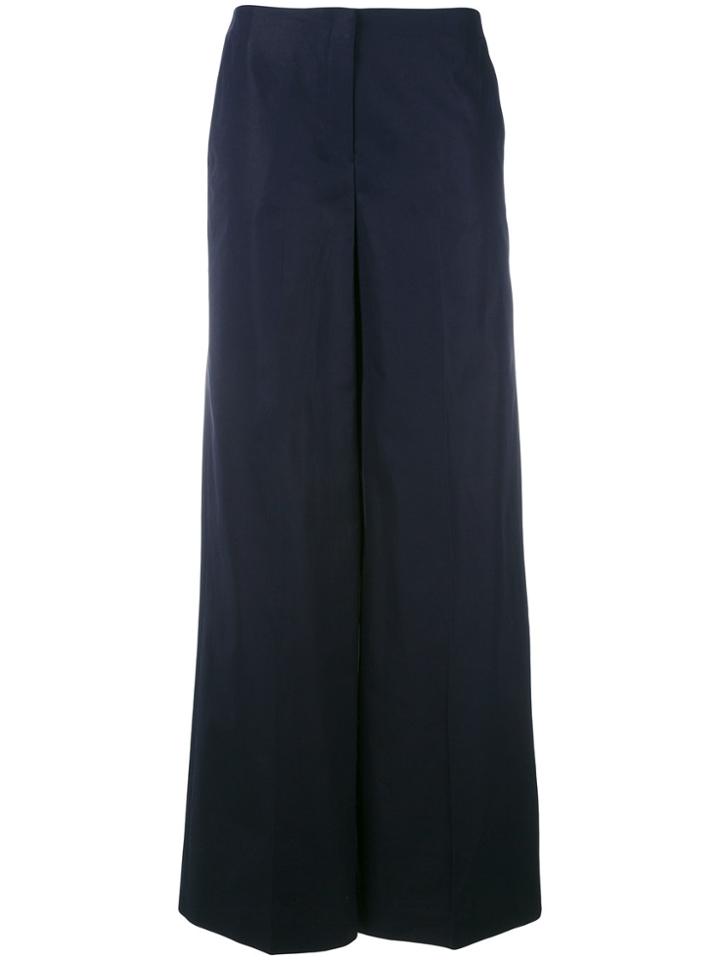 Theory 'rieridge' Palazzo Trousers - Blue