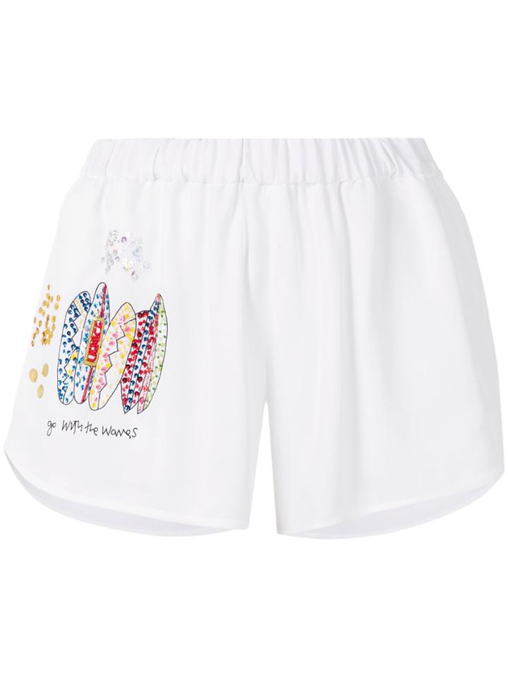 Mira Mikati Venice Beach Shorts - White