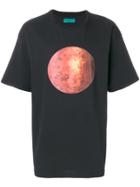 Paura Planet-print T-shirt - Black