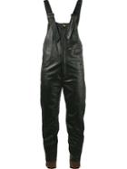 Chloé Biker Dungarees, Women's, Size: 38, Black, Cotton/leather/cupro