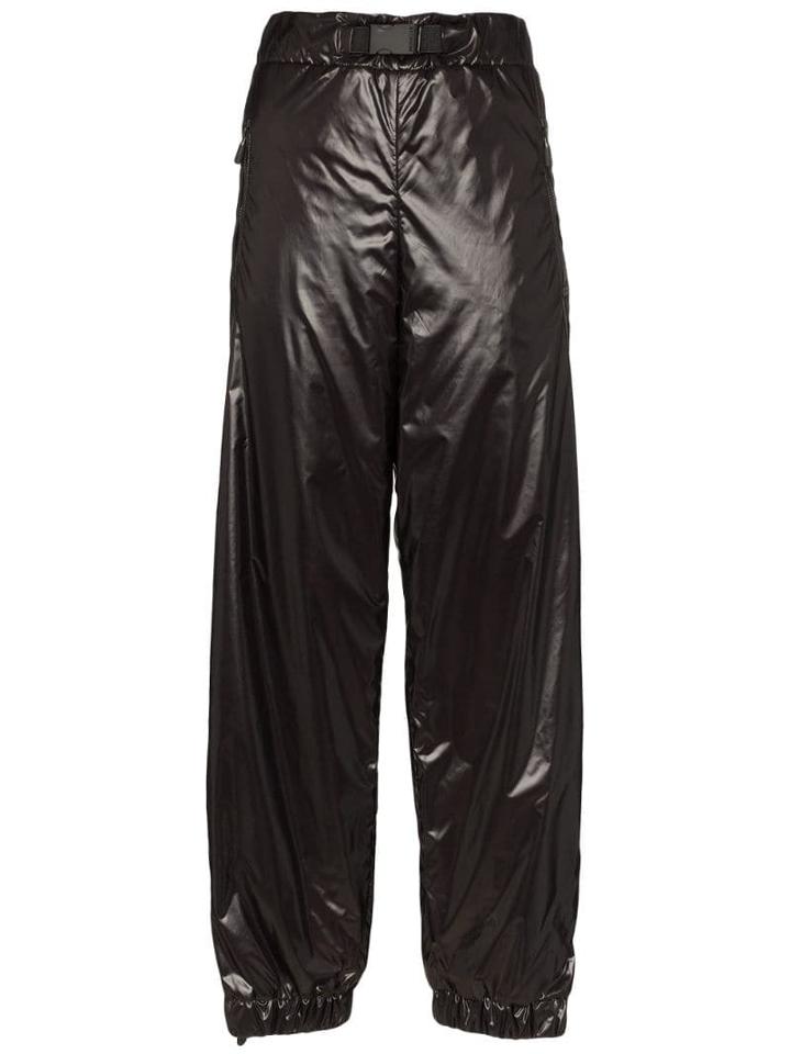 Moncler Grenoble Side-stripe Nylon Trousers - Black