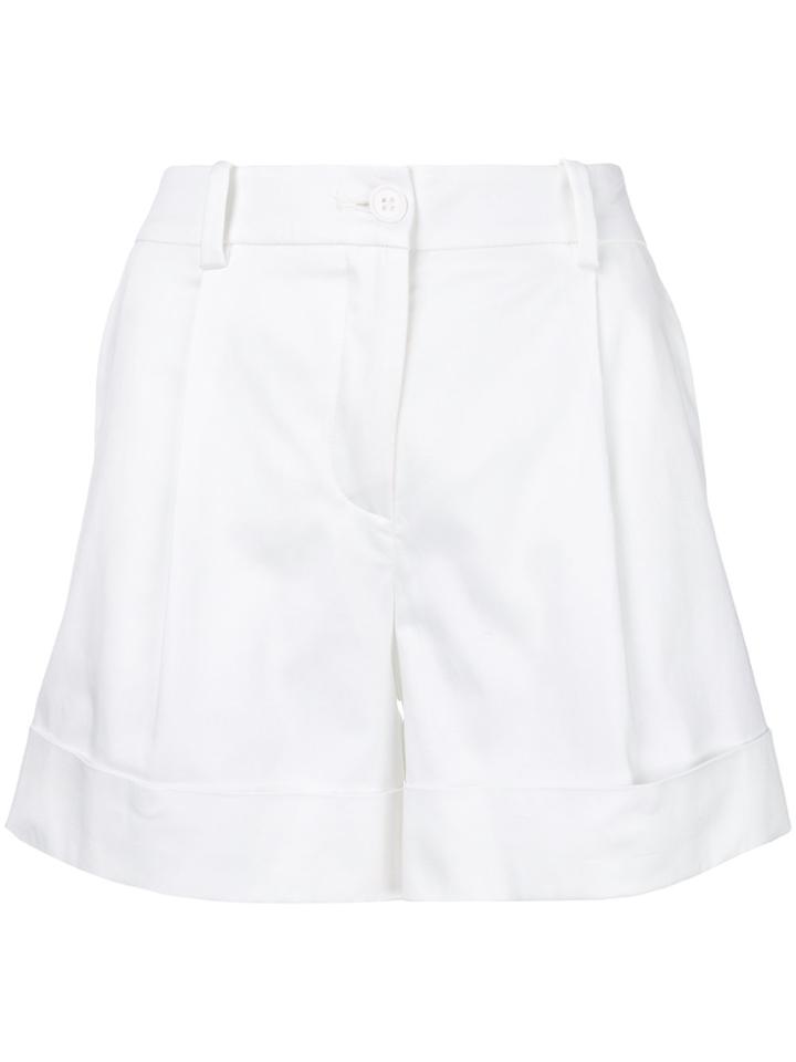P.a.r.o.s.h. Pleated Shorts - White