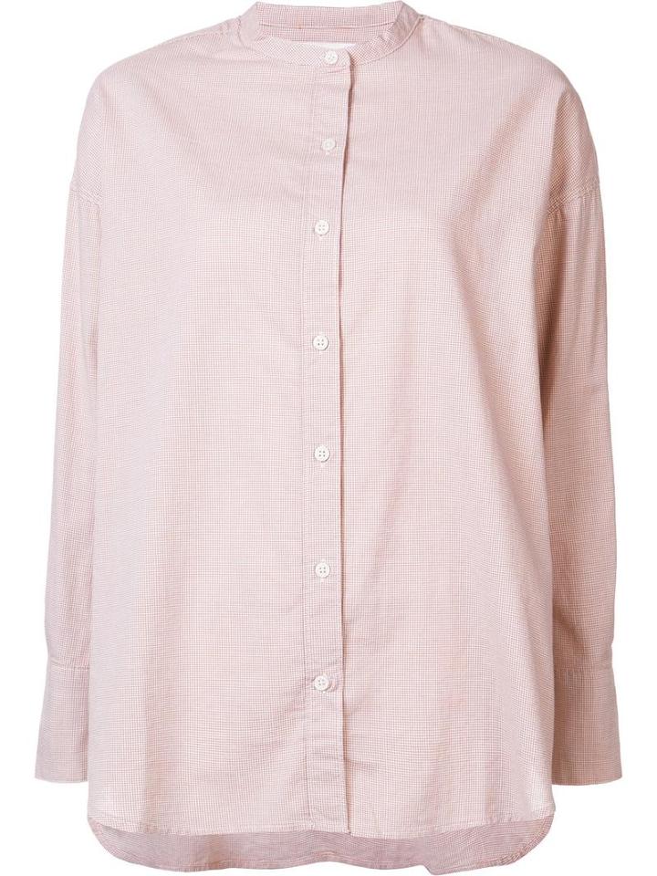 The Great Band Collar Shirt, Women's, Size: 1, Yellow/orange, Cotton