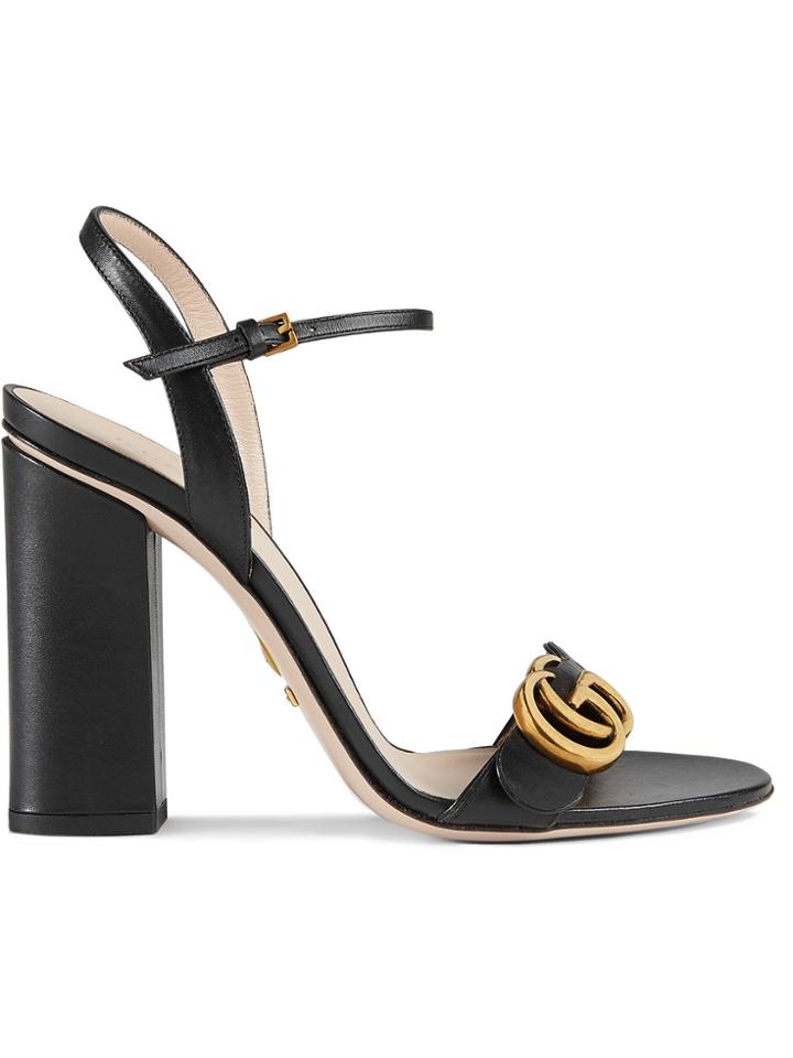 Gucci Leather Sandals - Black