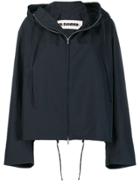 Jil Sander Oversized Hooded Jacket - Blue