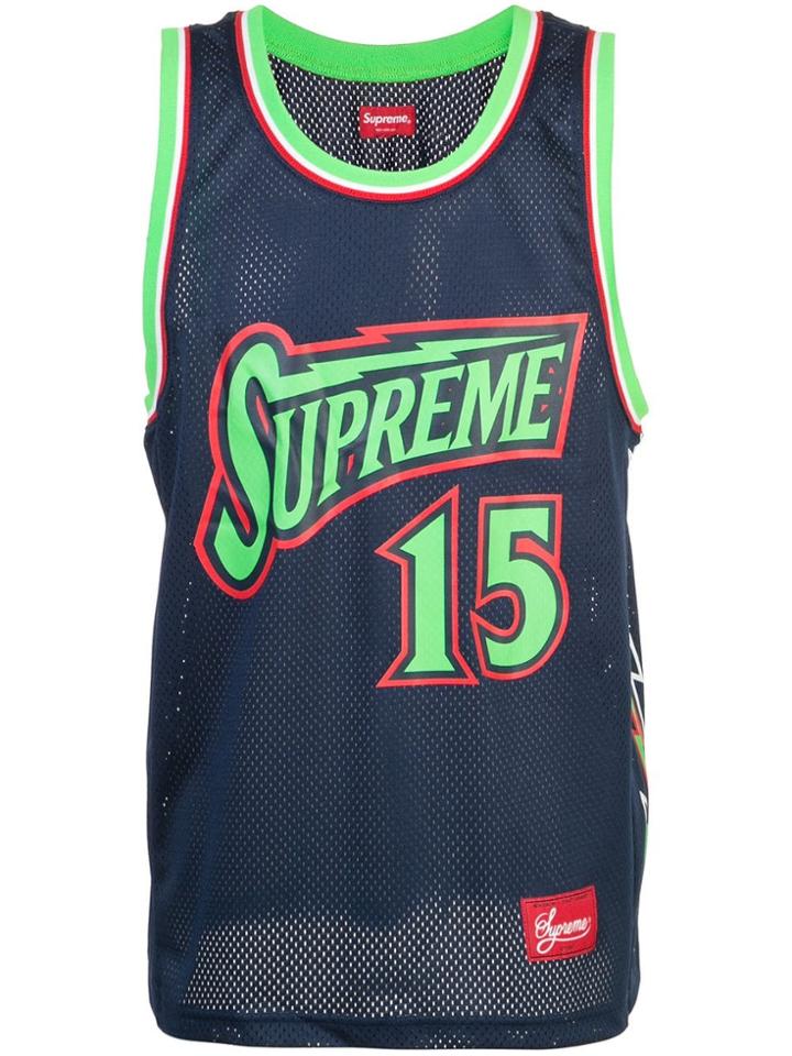 Supreme Bolt Basketball Jersey - Blue