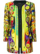 Versace Pre-owned Three-quarter Sleeves Zipped Jacket - Multicolour