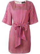 Vanessa Seward - Striped Dress - Women - Silk/acetate - 38, Silk/acetate