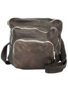 Guidi Multiple Zipped Pockets Crossbody Bag, Women's, Brown