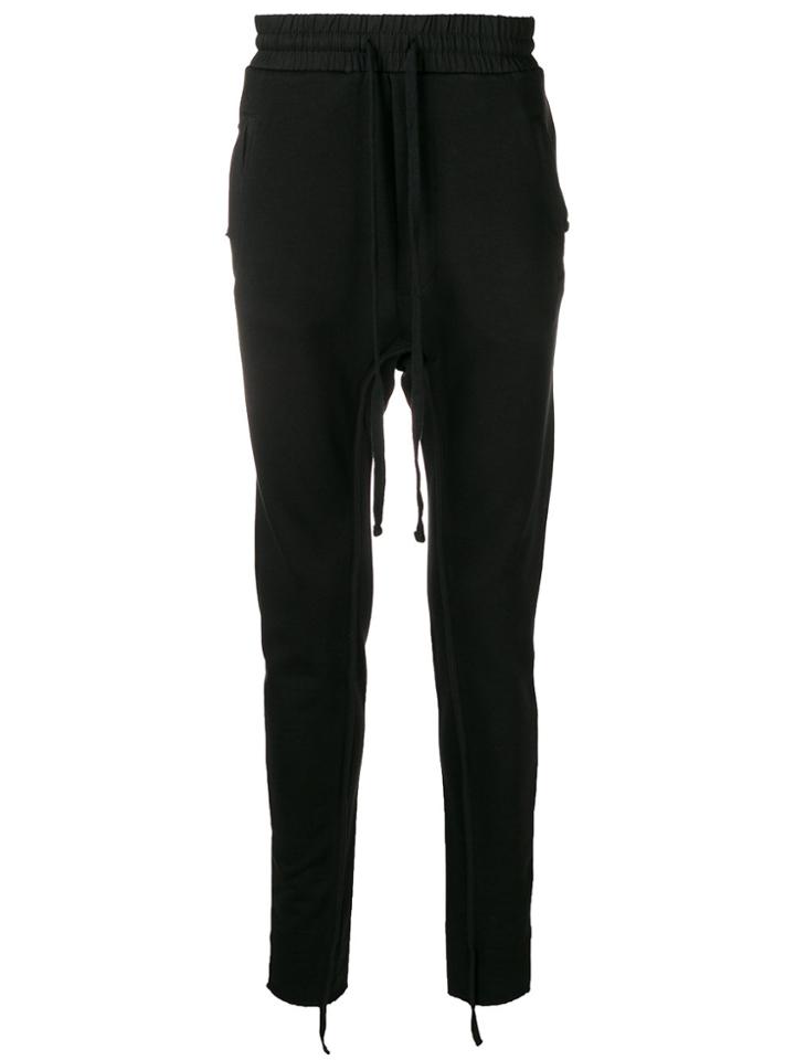 Thom Krom Drop Crotch Track Pants - Black