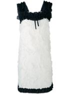 L'autre Chose - Contrast Dress - Women - Cotton/polyamide/polyester - 42, White, Cotton/polyamide/polyester