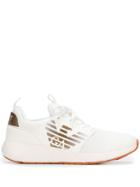 Ea7 Emporio Armani Logo Sneakers - White