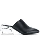 3.1 Phillip Lim Contrast-heel Mules - Black