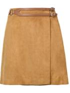Derek Lam 10 Crosby Suede Mini Skirt
