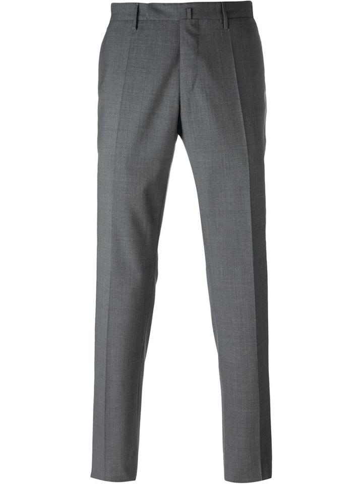 Incotex Tailored Trousers, Men's, Size: 56, Grey, Wool