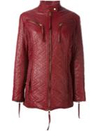 Dolce & Gabbana Vintage Stitched Leather Jacket