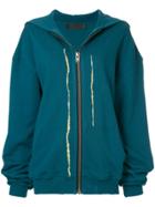 Haider Ackermann Hooded Sweatshirt - Blue