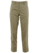 Kolor Cropped Tailored Trousers, Men's, Size: 4, Green, Cupro/cotton/polyester/polyurethane