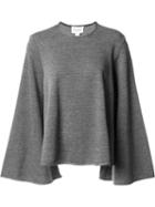 Beaufille - 'calypso' Jumper - Women - Cotton/acrylic/virgin Wool - L, Grey, Cotton/acrylic/virgin Wool