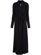 Rick Owens Long Cardi-coat, Women's, Size: 44, Black, Cashmere