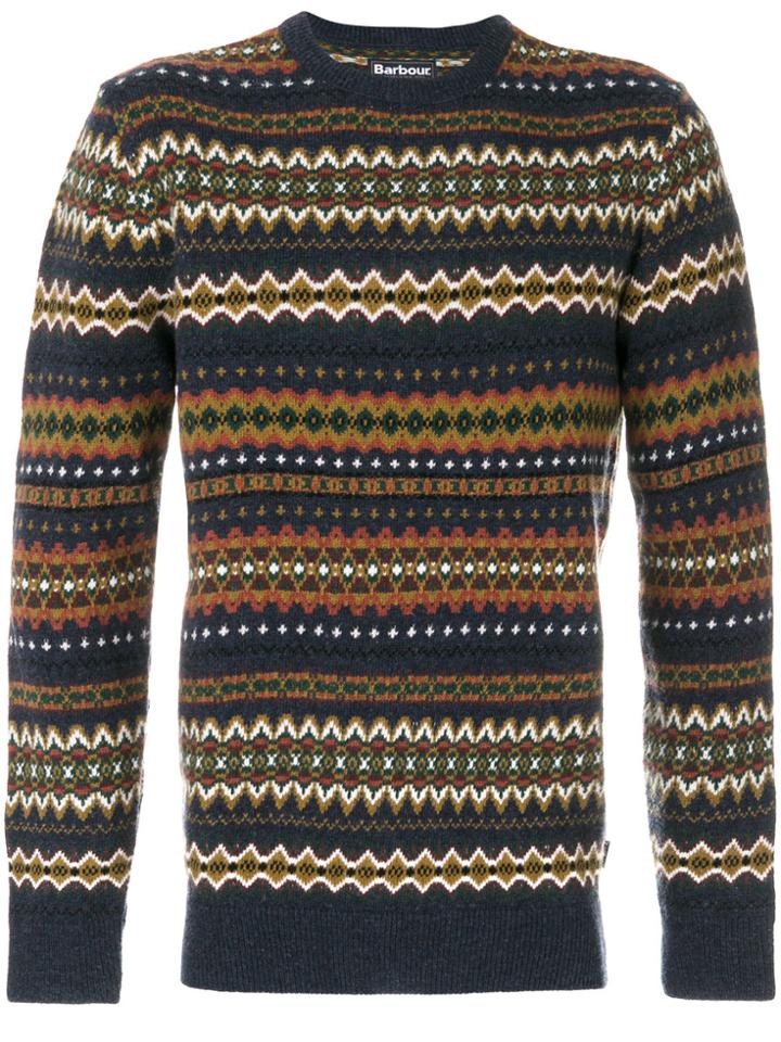 Barbour Fairisle Sweater - Blue