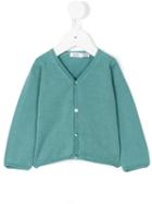 Knot - Raglan Sleeve Basic Cardigan - Kids - Cotton - 1 Mth, Green