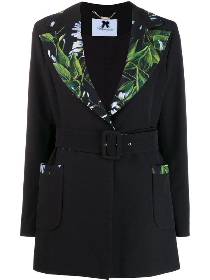 Blumarine Belted Jacket - Black