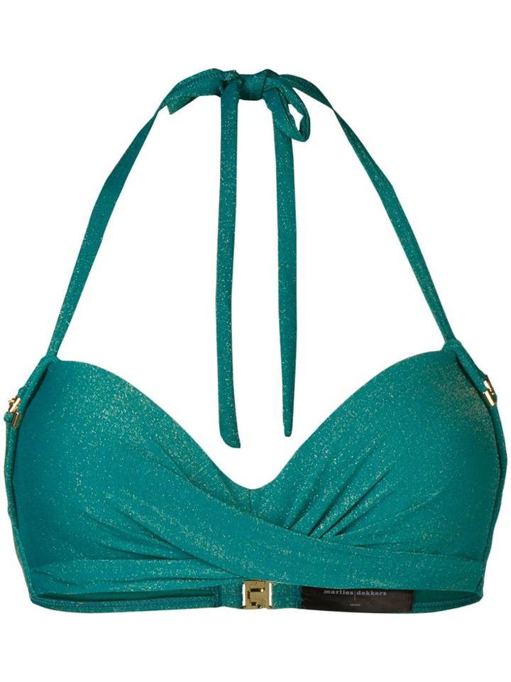 Marlies Dekkers Holi Gypsy Plunge Balcony Bikini Top - Green