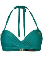 Marlies Dekkers Holi Gypsy Plunge Balcony Bikini Top - Green