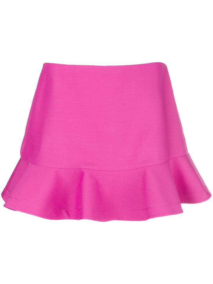 Valentino Flared Mini Skirt - Pink & Purple