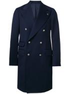 Gabriele Pasini Double Breasted Coat - Blue
