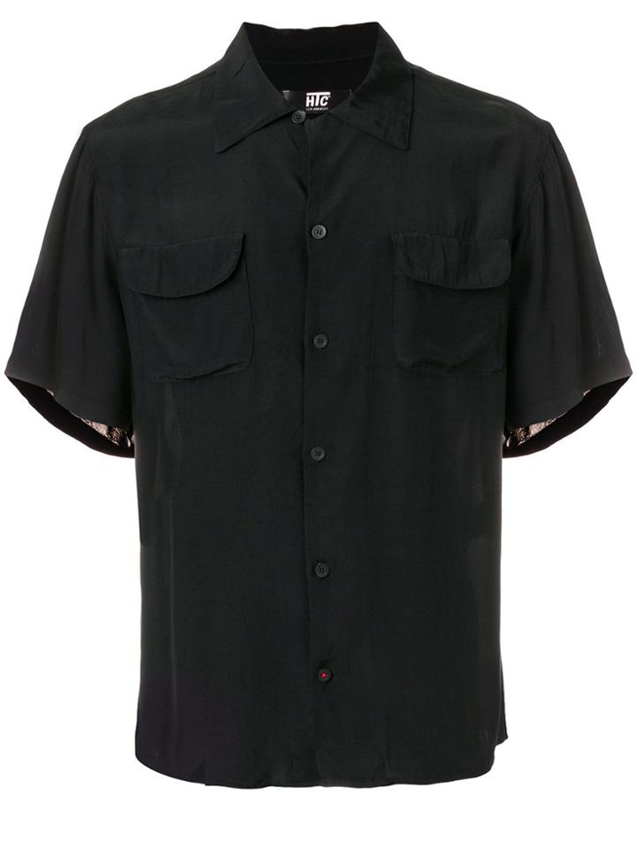 Htc Los Angeles Flap Pocket Shirt - Black