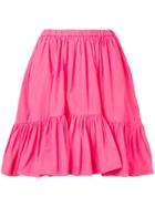Msgm Ruched Panelled Skirt - Pink