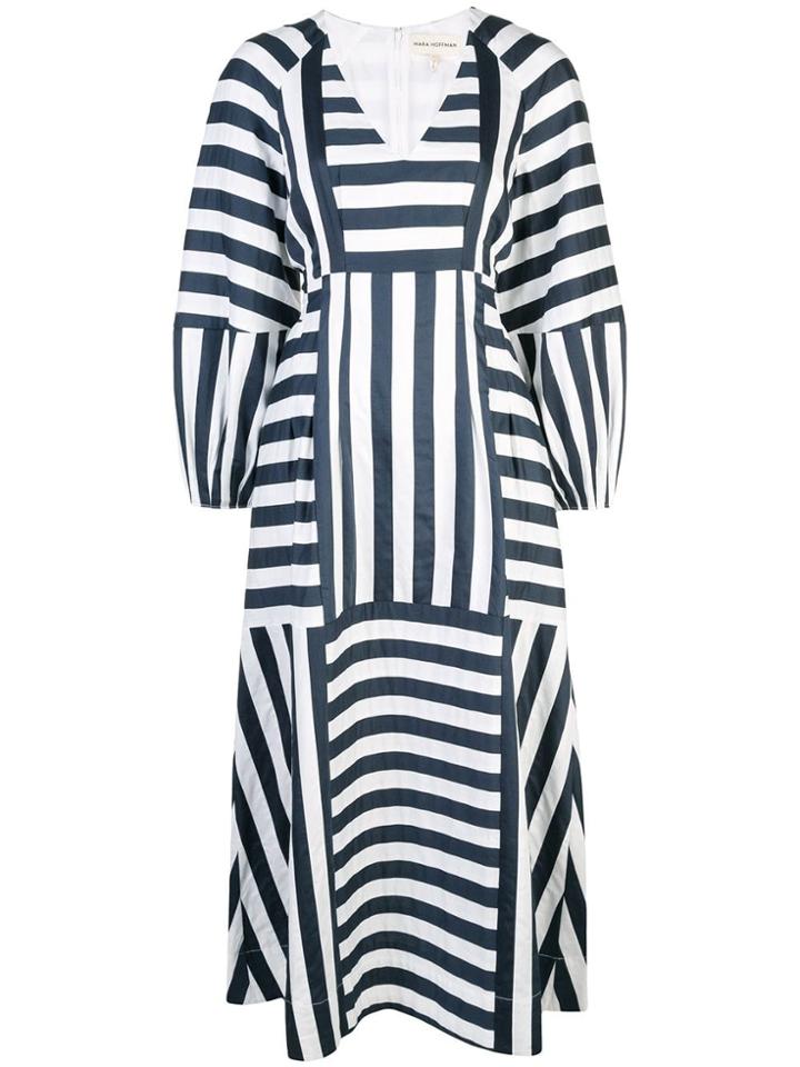 Mara Hoffman Multi-stripe Maxi Dress - Blue