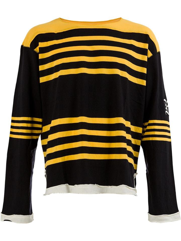 Undercover Stripe Sweatshirt - Yellow