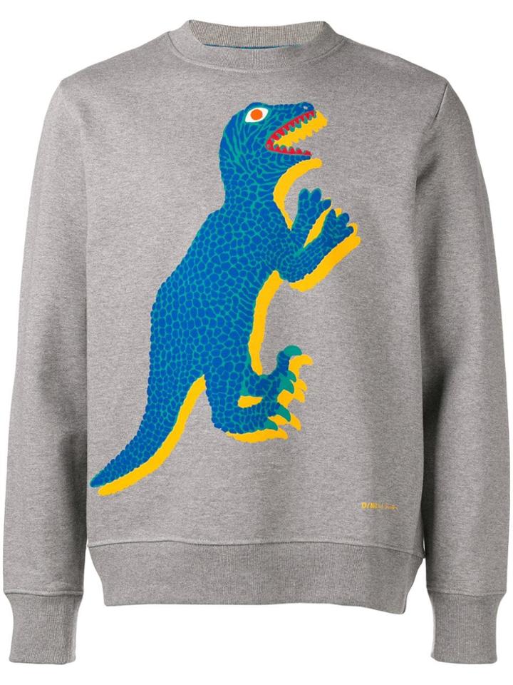 Ps Paul Smith Dino Print Jumper - Grey