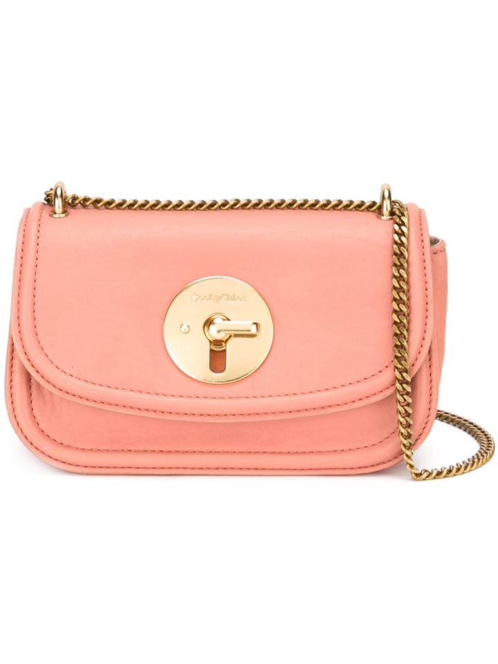 See By Chloé Small 'lois' Crossbody Bag, Women's, Pink/purple