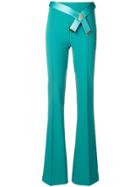 Elisabetta Franchi Flared Trousers - Blue