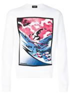 Maison Margiela Colour Block Stitched Sweatshirt - Nude & Neutrals