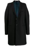 Ps Paul Smith Tailored Button Coat - Black